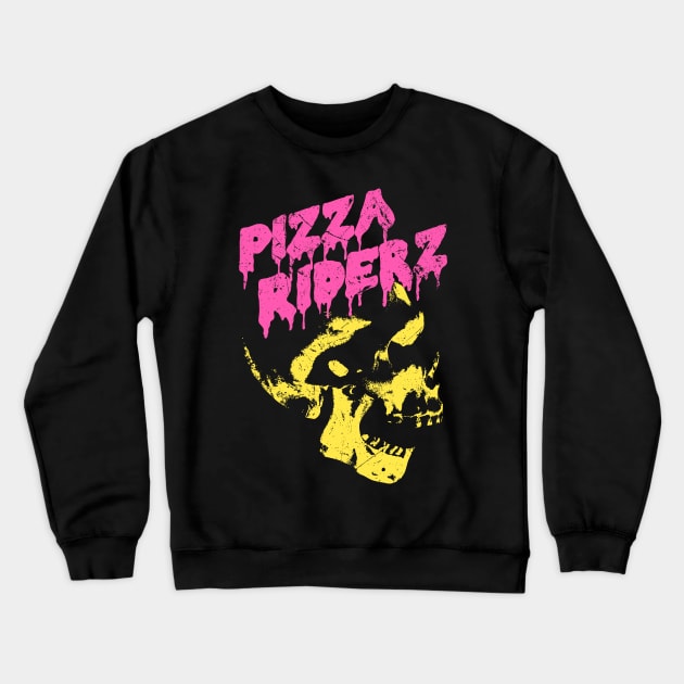 🍕🚲 Crewneck Sweatshirt by JosephSheltonArt